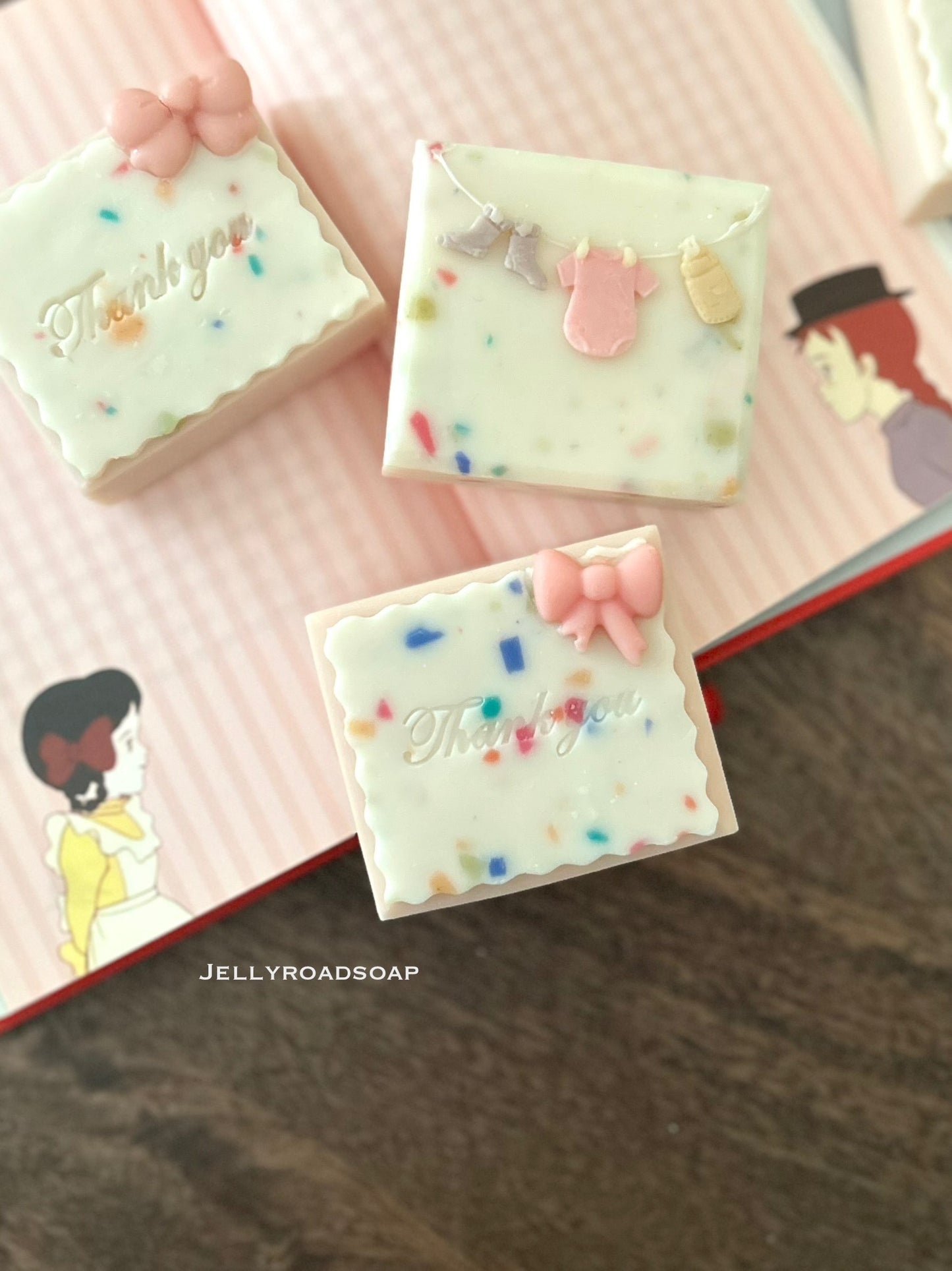 Custom order favors soap