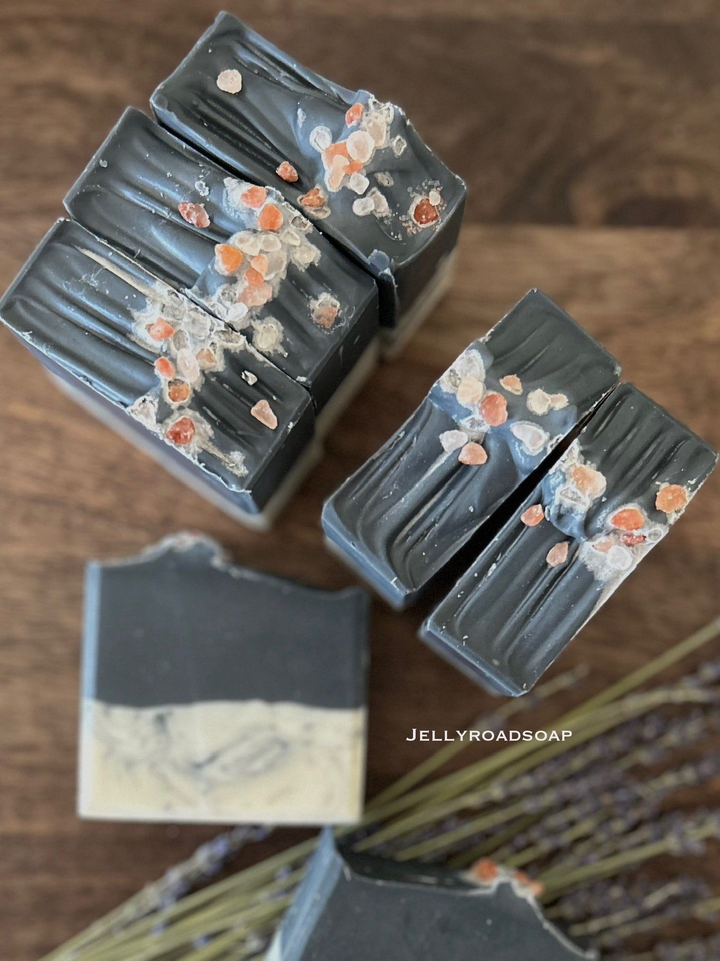 Midnight marble soap - Charcoal detox bar