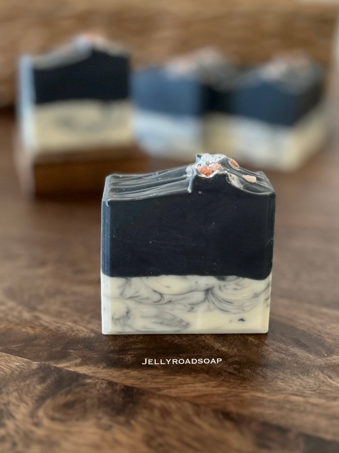 Midnight marble soap - Charcoal detox bar