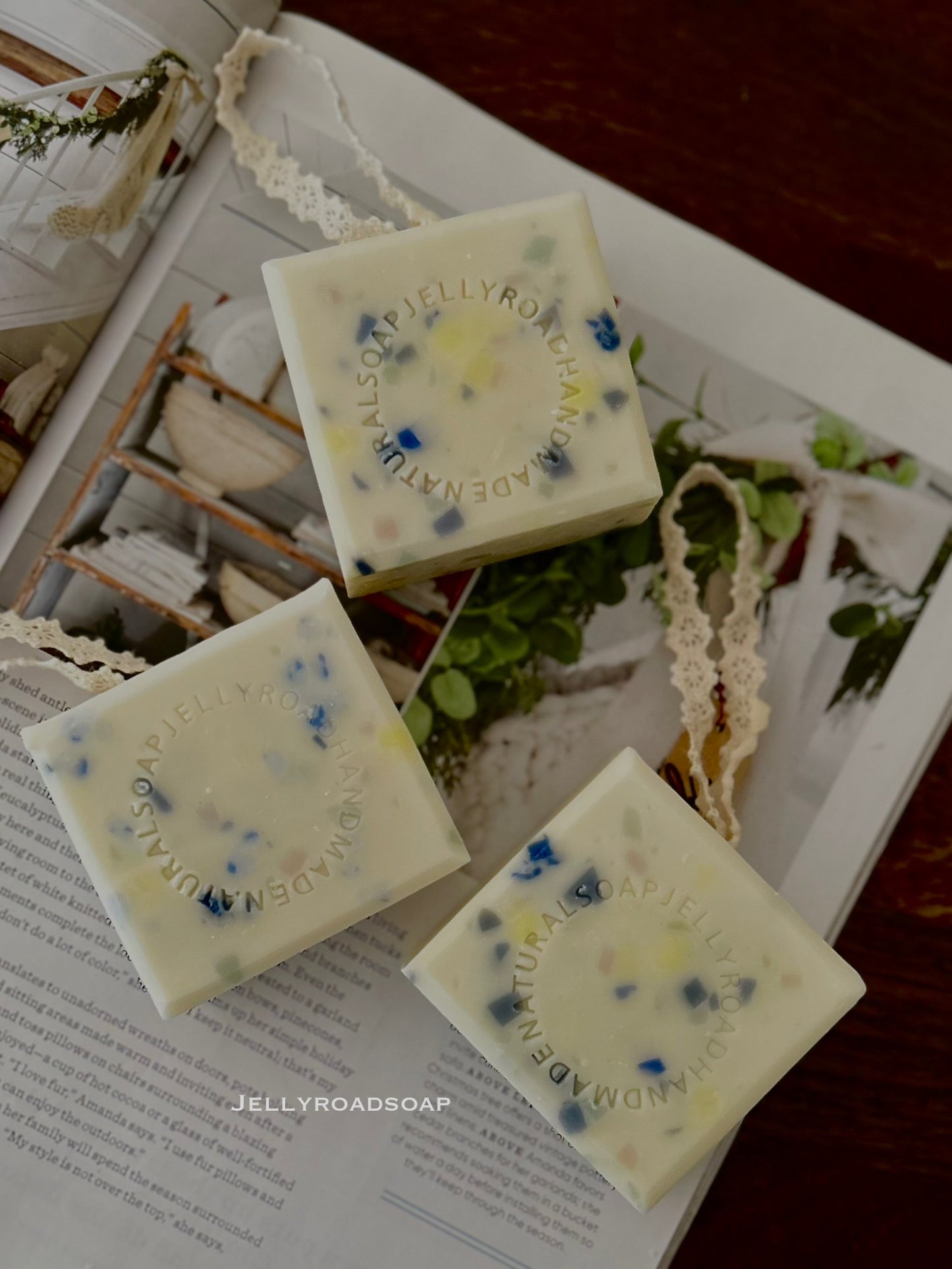 Fresh linen soap -Stylish Terrazzo Soap